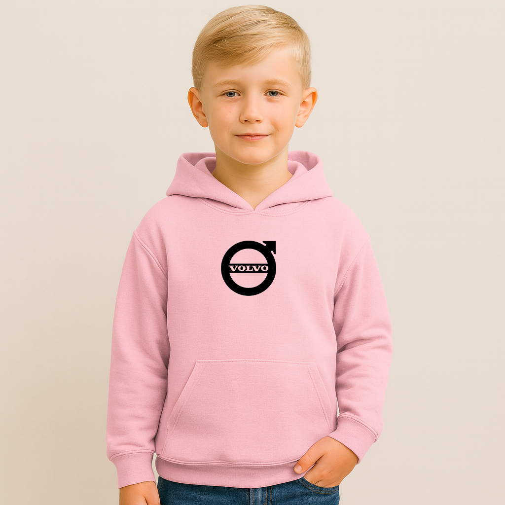 Youth Kids Volvo Car Pullover Hoodie